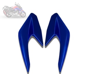 CARENAGEM FAROL CB 250 TWISTER 21 AZUL TWISTER PEROLIZADO (LATERAL) PLASMOTO