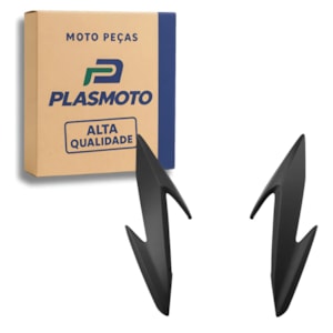 CARENAGEM FAROL CB 300F TWISTER 23- CINZA -CYNOS FOSCA (LATERAL) PLASMOTO
