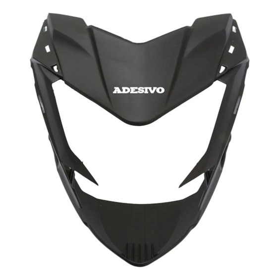 CARENAGEM FAROL CB 300F TWISTER 23- PRETO INJETADO (CENTRAL) PLASMOTO