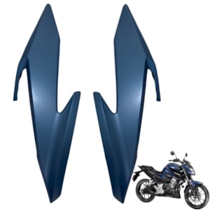CARENAGEM FAROL CB 300F TWISTER 25- AZUL NOTURNO METALICO (LATERAL) PLASMOTO