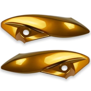 CARENAGEM FAROL CB 300R AMARELO CAJU PEROLIZADO 2011 (LATERAL) PLASMOTO