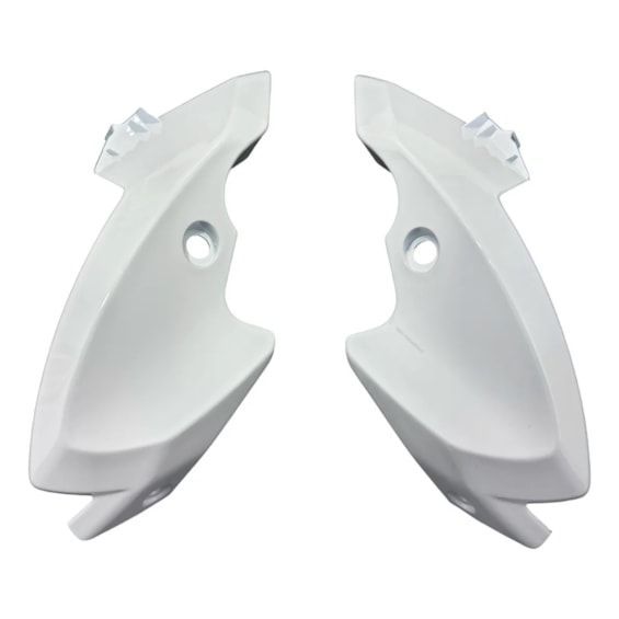 CARENAGEM FAROL FACTOR 150 2016- BRANCA (LATERAL) O PAR - PLASMOTO