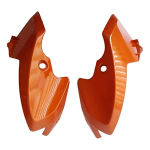 CARENAGEM FAROL FACTOR 150 2016- LARANJA (LATERAL) O PAR - PLASMOTO
