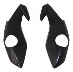 Carenagem Farol FAN 160 2022 Preto Injetado PAR (lateral) Plasmoto