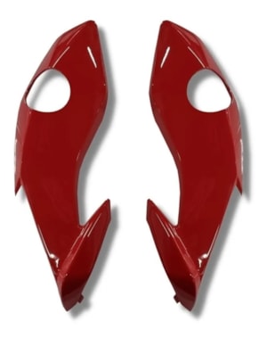 Carenagem Farol FAN 160 2022 Vermelho Perolizado PAR (lateral) Plasmoto