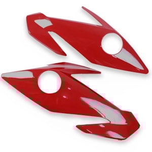 CARENAGEM FAROL FAN 160 22- VERMELHO MACEIO (LATERAL) PLASMOTO