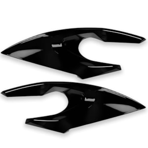 CARENAGEM FAROL FAZER 150 22- PRETO METALICO (LATERAL) PLASMOTO