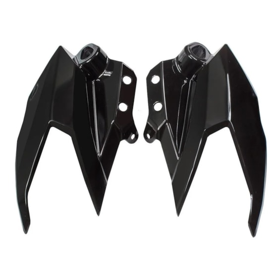 CARENAGEM FAROL FAZER 250 18-21 PRETO (LATERAL) O PAR (PLASMOTO)