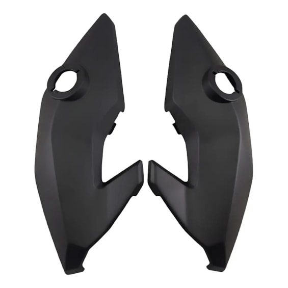 CARENAGEM FAROL TITAN 150 2011- PRETO FOSCO (LATERAL) O PAR (PLASMOTO)