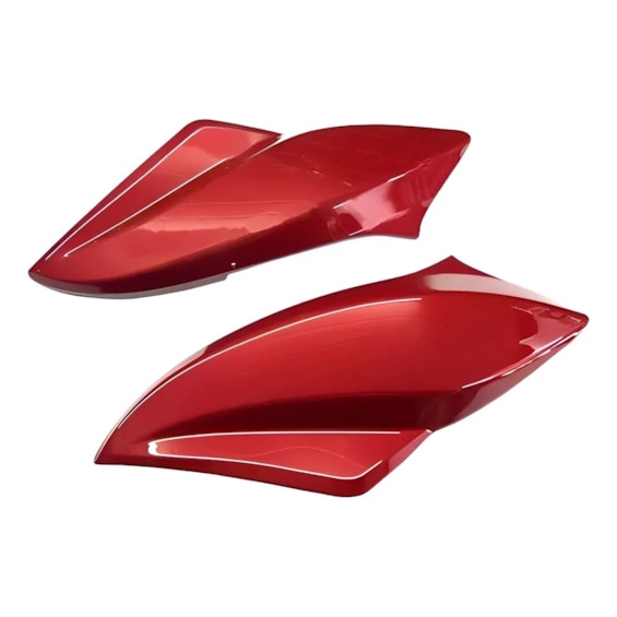 CARENAGEM FAROL TITAN 150 2013 VERMELHO PIMENTA (LATERAL) O PAR