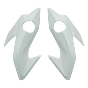 CARENAGEM FAROL TITAN 160 2016-17 BRANCA (LATERAL) PLASMOTO