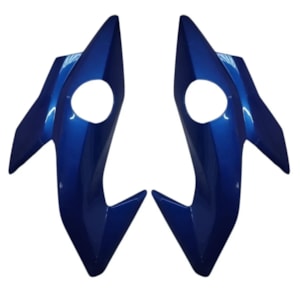 CARENAGEM FAROL TITAN 160 2018 AZUL (LATERAL) PLASMOTO