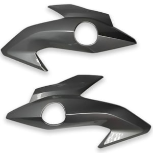 CARENAGEM FAROL TITAN 160 2018 PRATA (LATERAL) PLASMOTO