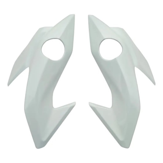 CARENAGEM FAROL TITAN 160 2022 BRANCO 2016-2017 PAR (LATERAL) PLASMOTO