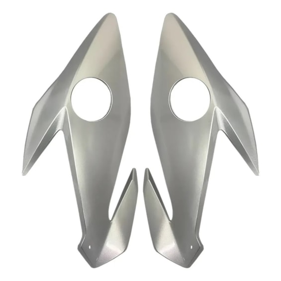 CARENAGEM FAROL TITAN 160 2022 PRATA EX 2018 PAR (LATERAL) PLASMOTO CARENAGEM FAROL TITAN 160 2022 PRATA EX 2018 PAR (LATERAL) PLASMOTO