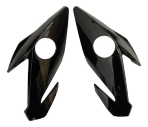 Carenagem Farol Titan 160 2022 Preto 2016-2021 PAR (lateral) Plasmoto