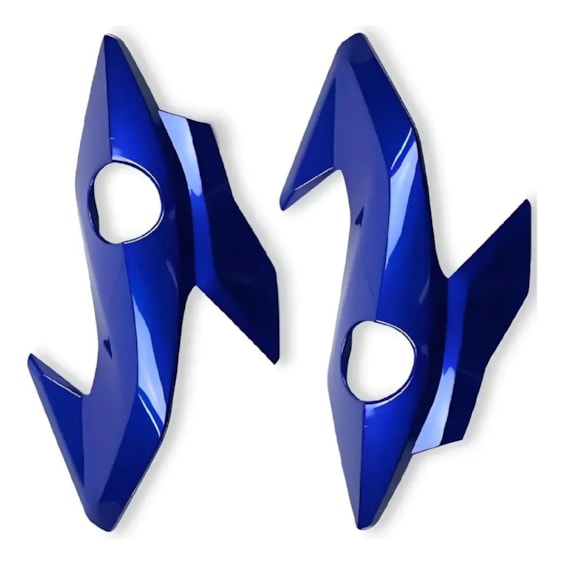 CARENAGEM FAROL TITAN 160 22 AZUL CARAIVA (LATERAL) PLASMOTO