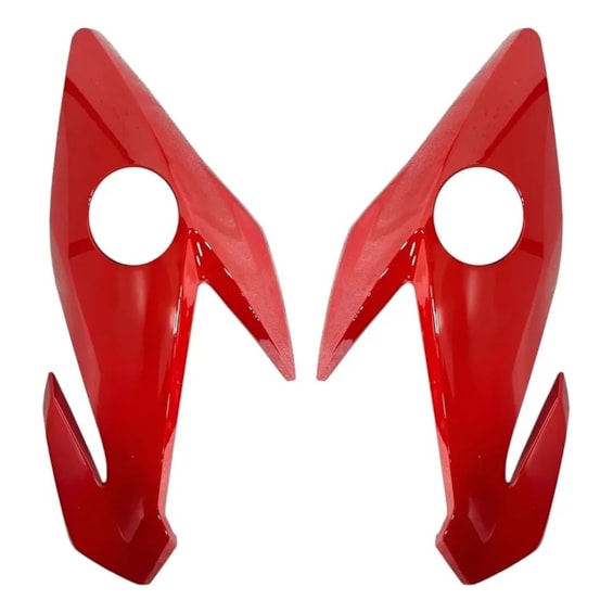 CARENAGEM FAROL TITAN 160 22 VERMELHO MACEIO (LATERAL) PLASMOTO CARENAGEM FAROL TITAN 160 22 VERMELHO MACEIO (LATERAL) PLASMOTO