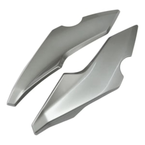 CARENAGEM FAROL TITAN/FAN 160 25- FAN 150 15 FAN 160 16 CINZA TORNADO METALICO (LATERAL)