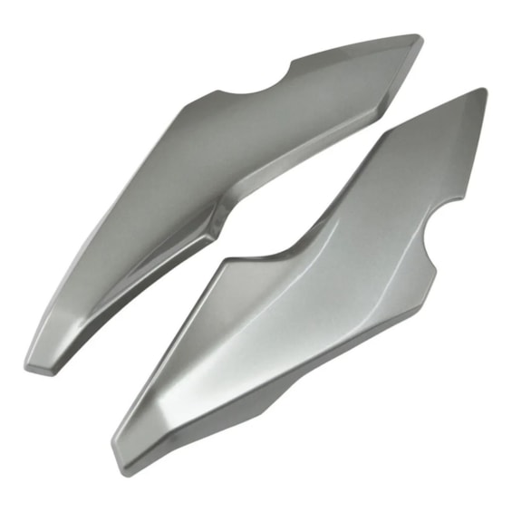 CARENAGEM FAROL TITAN/FAN 160 25- FAN 150 15 FAN 160 16 CINZA TORNADO METALICO (LATERAL)