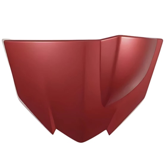 CARENAGEM SUPERIOR FAROL CENTRAL FAZER 150 19-22 VERMELHO PLASMOTO