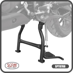 CAVALETE CENTRAL BAJAJ DOMINAR 250 2024- / DOMINAR 400 2023- PRETO (SCAM)