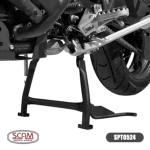 Cavalete Central Triumph Tiger 900 2020- Preto (SCAM) Somente P / Roda Raiada