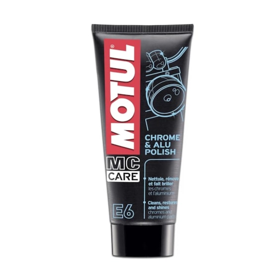 Chrome e ALU Polish Motul MC Care E6 (polidor Cromo e Alumínio) 100 ML