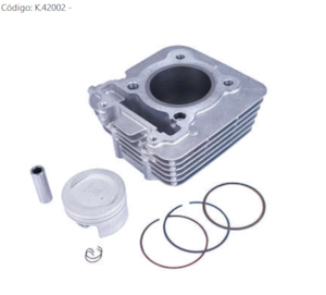 Cilindro Motor Completo Fazer 250 / Lander / Tenere 06 / 16 (magneti Marelli) K42002