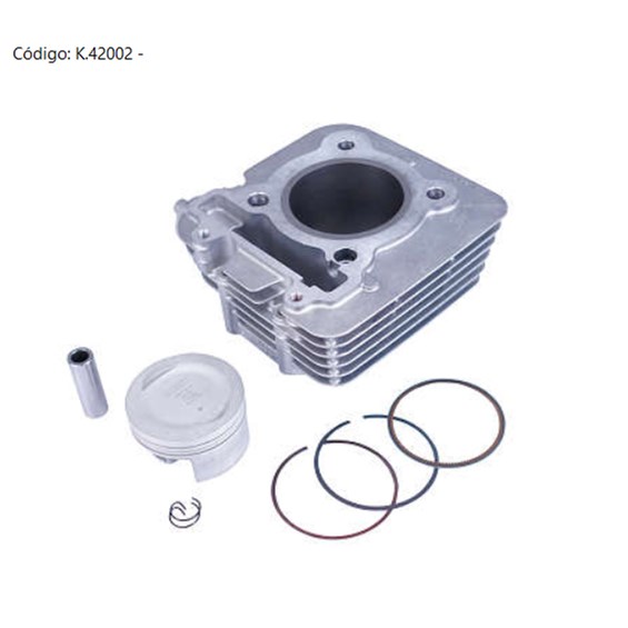 Cilindro Motor Completo Fazer 250 / Lander / Tenere 06 / 16 (magneti Marelli) K42002
