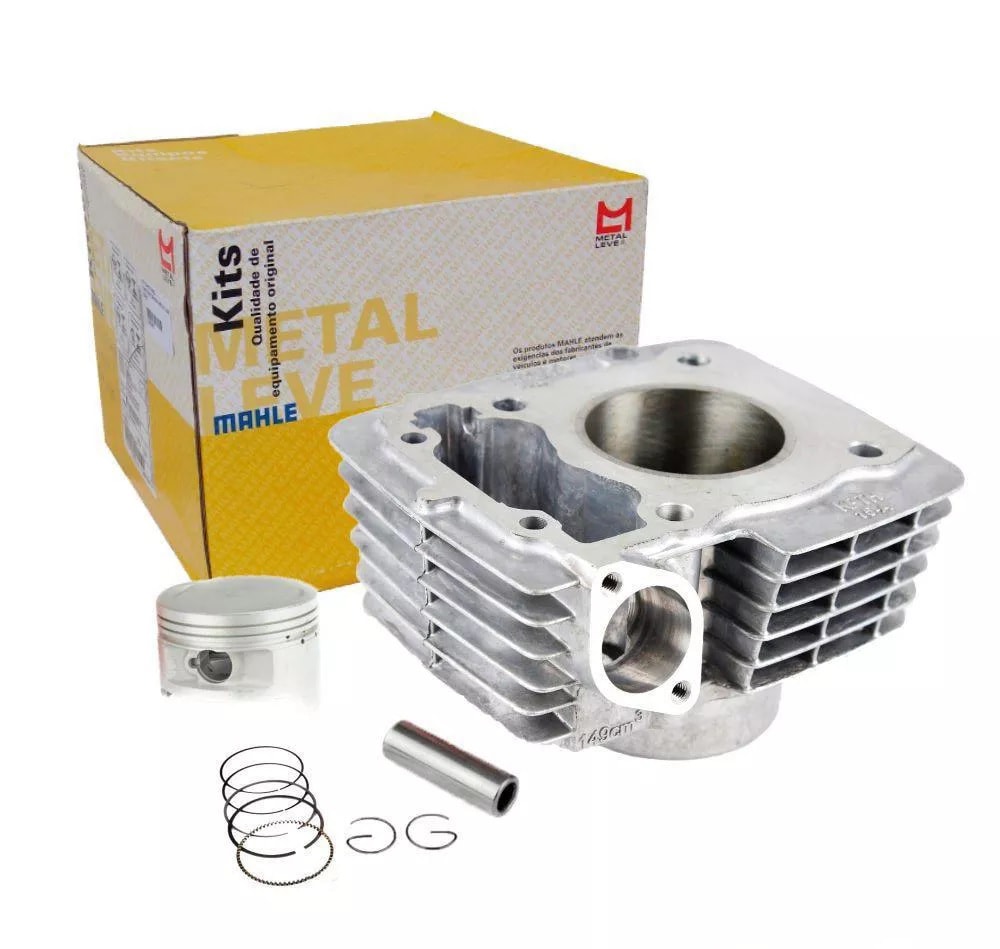 CILINDRO MOTOR COMPLETO YBR 125 (METAL LEVE) K9114 | Paulinho Motos
