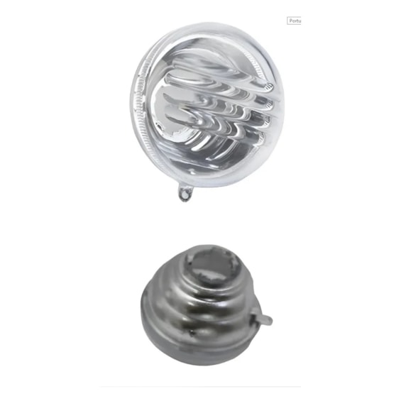 CONJUNTO LENTE DESIGN INTRUDER 125 CRISTAL S/ PARAFUSO (GVS)