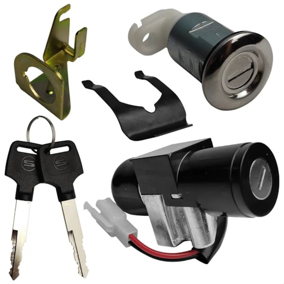CONTATO BIZ 125 2006-10 + KIT TRAVA (2 PEÇAS) TMAC