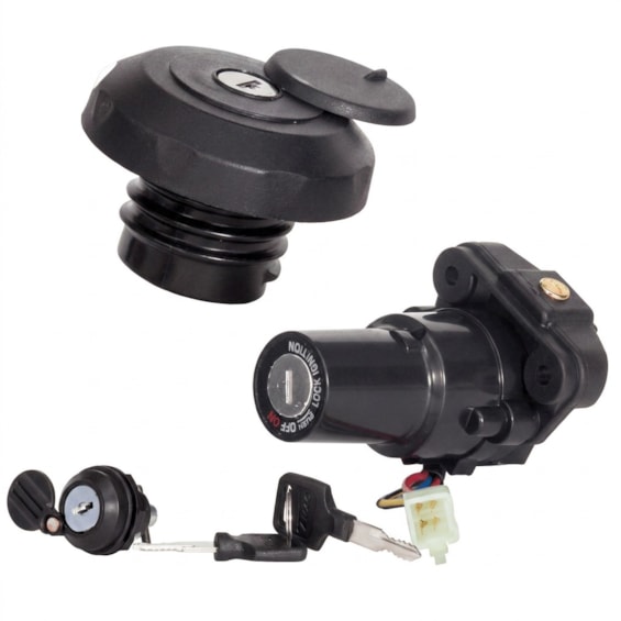 CONTATO YBR 125 -2005 / XTZ 125 2003-04 + KIT TRAVA ( CONTATO / TRAVA / TAMPA) TMAC