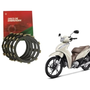 DISCO EMBREAGEM BIZ 125 4PCS WGK