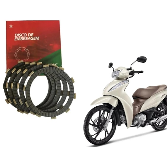 DISCO EMBREAGEM BIZ 125 4PCS WGK