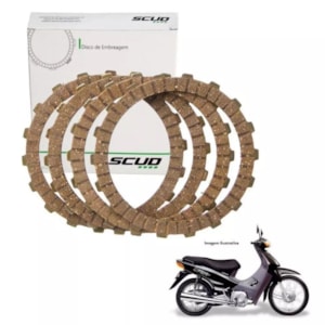 DISCO EMBREAGEM BIZ100 1998-15 SCUD 10150001