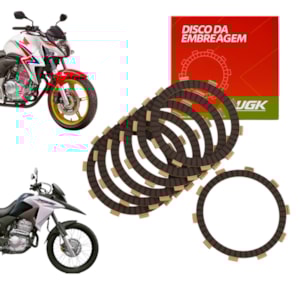 DISCO EMBREAGEM CB300 / XRE 300 / NX 400 FALCON 6PCS WGK