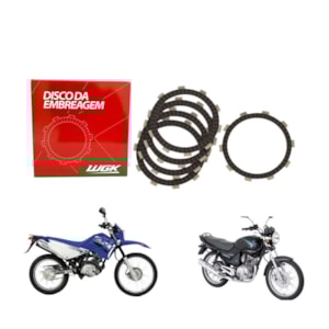 DISCO EMBREAGEM YBR 125 00-16 / XTZ 125 02-16 5PCS WGK