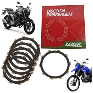 DISCO EMBREAGEM YS 250 FAZER / XTZ 250 LANDER / XTZ 250 / TENERE 5PCS WGK