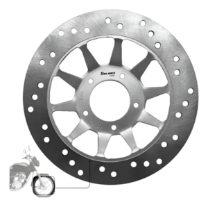 Disco Freio Dianteiro Titan 125 2000 ES / BROS 125 / 150 / 160 (solidez)