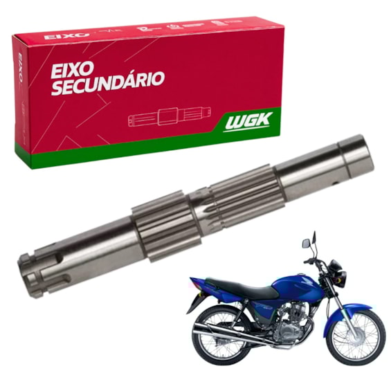EIXO PINHAO SECUNDARIO CG 150 ES 04-08 WGK EIXO PINHAO SECUNDARIO CG 150 ES 04-08 WGK