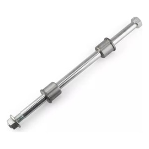 EIXO QUADRO ELASTICO CHASSIS CG 125 C/ BACALHAU C/ 2 BUCHAS