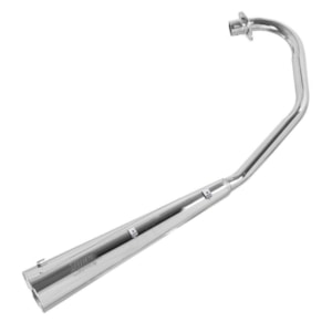 Escapamento TORK FAN 125 2005 MOD Original Cromado