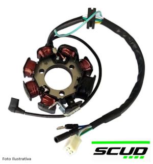 Estator Completo Titan 125 2000-01 / XLR 125 (SCUD) 10660008