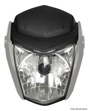 Farol FAN 160 2023 Prata Metalico (plasmoto) Completo