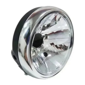 FAROL SUZUKI YES 125 ARO CROMADO (PLASMOTO) COMPLETO