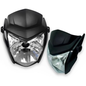 FAROL TITAN 150 2014- / FAN 125 /150 /160 2014- PRETO FOSCO (PLASMOTO)