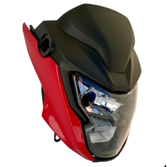 FAROL TITAN 160 -16 VERMELHO MACEIO (PLASMOTO) COMPLETO