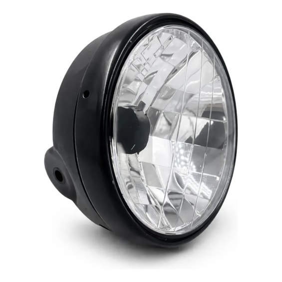 FAROL TITAN 2000 / FAN 125 PRETO PLASMOTO (COMPLETO)